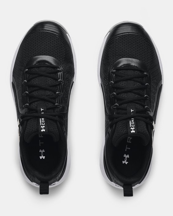 Men's UA Charged Commit 3 Wide (4E) Training Shoes, Black, pdpMainDesktop image number 2